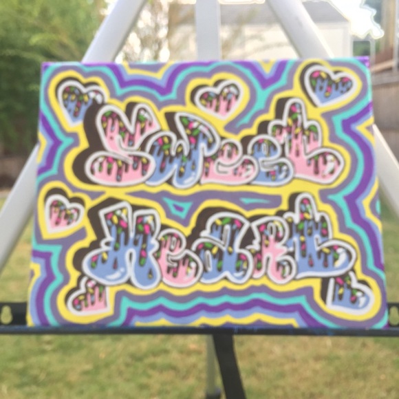 [ Original Painting ] ”Sweetheart” graffiti - Picture 8 of 16